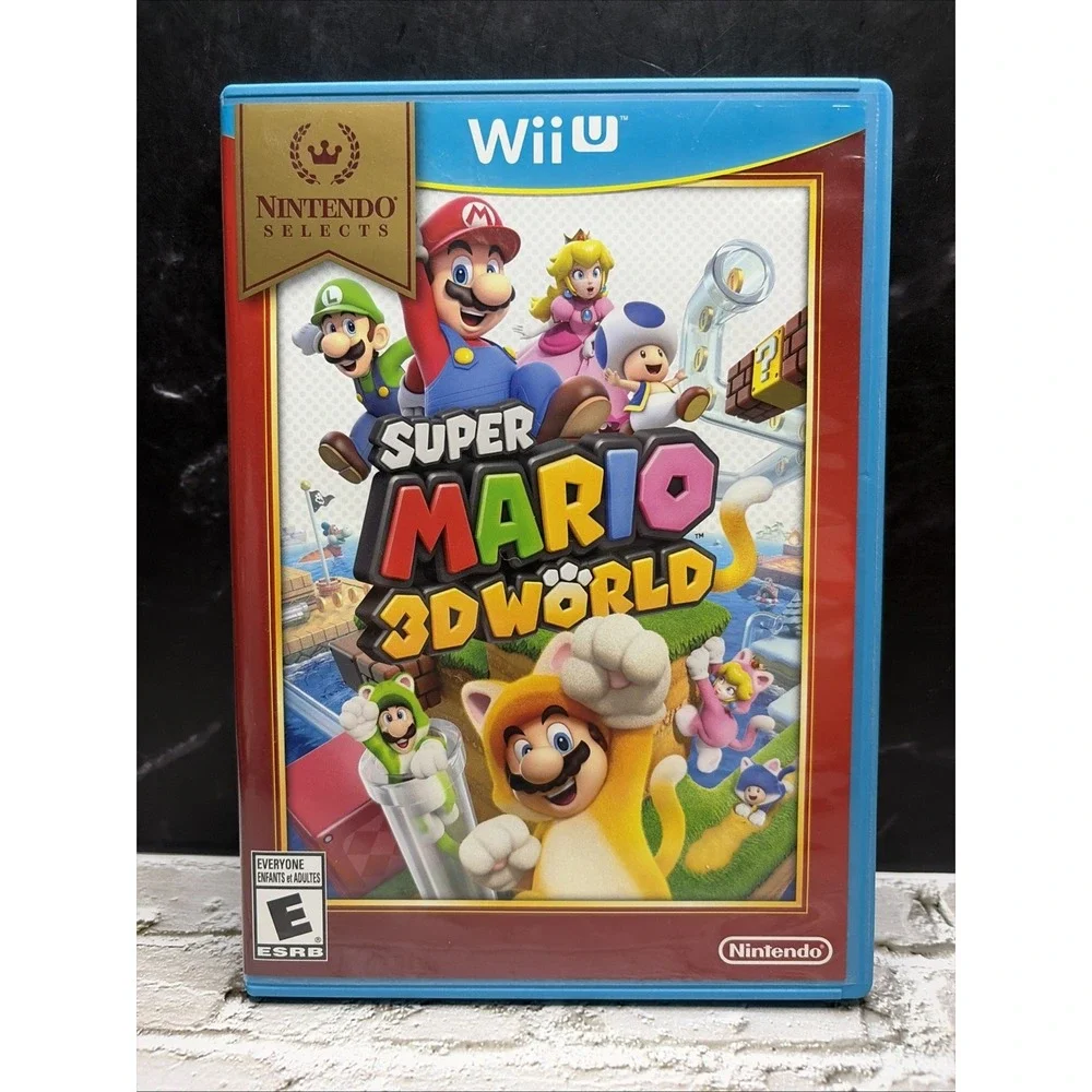 Super Mario 3D World Nintendo Wii U Nintendo Selects Edition Mario Luigi Peach